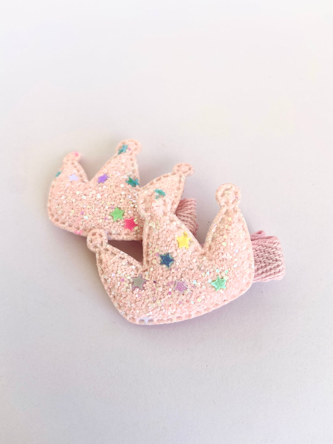 Hair Clip Coroa Glitter